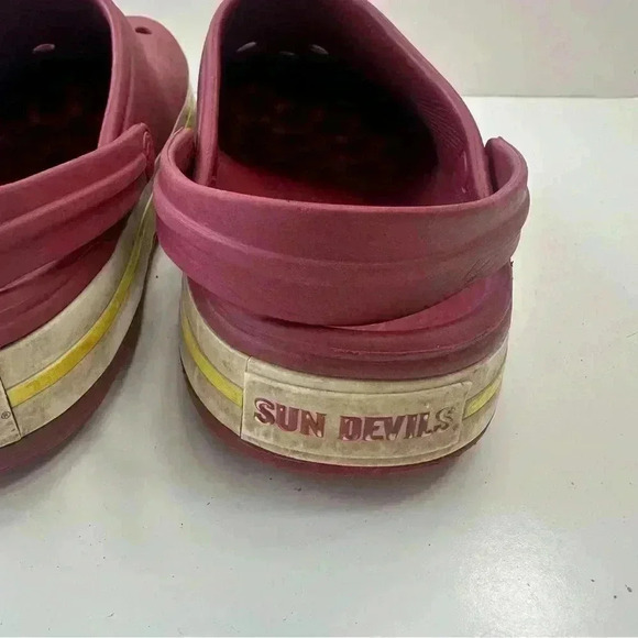 Crocs Slip On Clog Sun Devils Adult Mens Size 9 - Womens Size 11 Purple - Picture 6 of 8